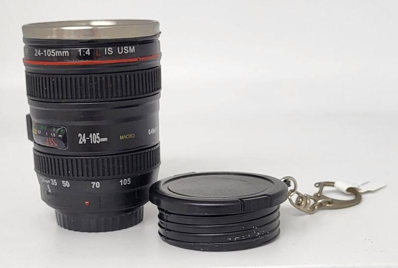 Keychain Camera Lens Water Cup or Shotglass