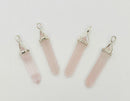Pendant, Rose Quartz Point SS