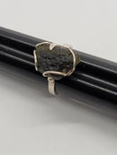 Ring, Moldavite Rough Modern Design