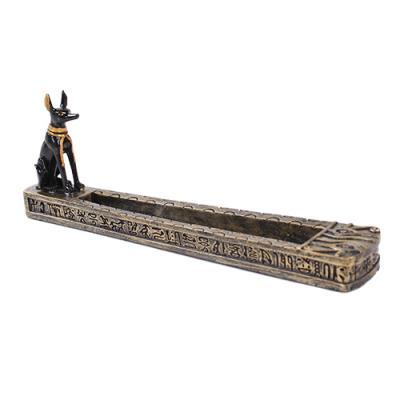 Sitting Anubis Incense Tray