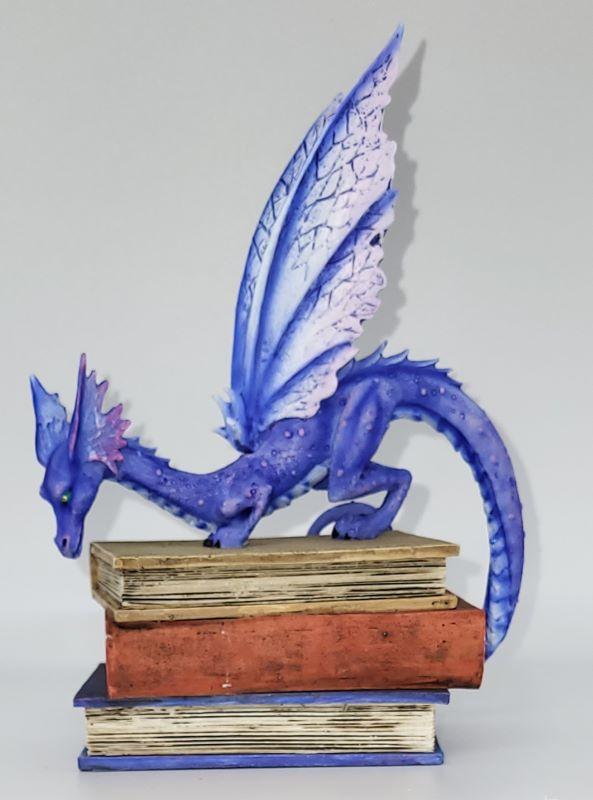 Dragon, on Books Blue