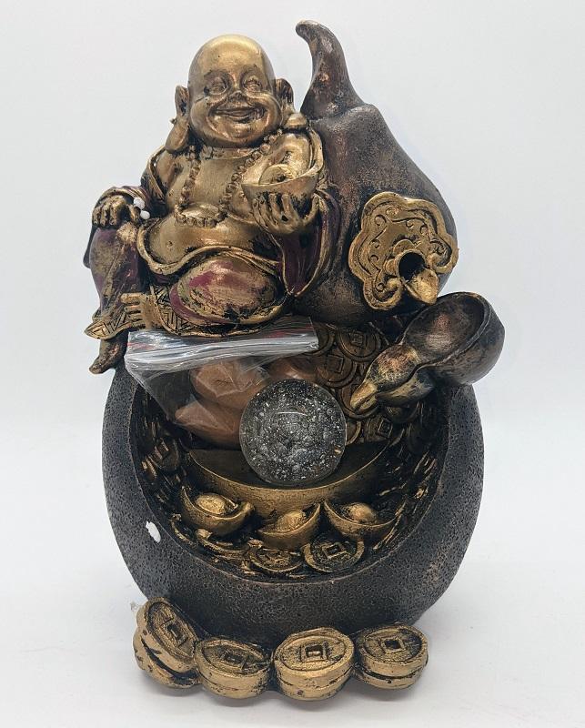Incense Holder, Happy Buddha
