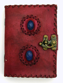 Journal, Lapis Stones, Red