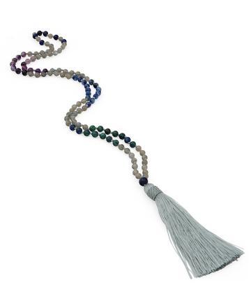 Mala, Assorted Semi-precious gemstone beads