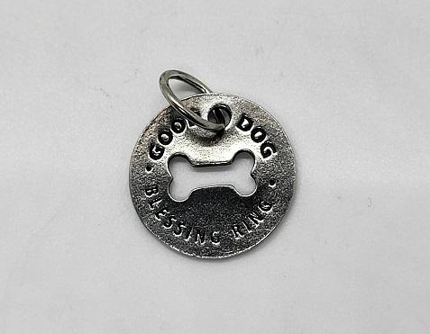 Pocket Totem, Good Dog  Blessing Ring Hollow Coin