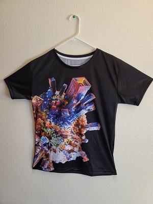Mens Bismuth Shirt 100% Polyester (Front)