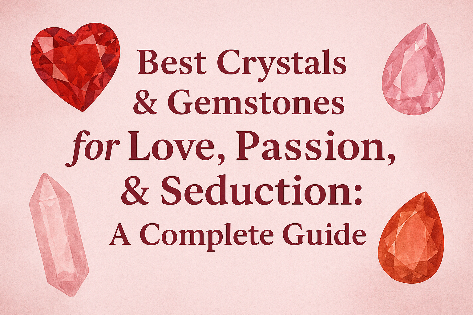 Best Crystals & Gemstones for Love, Passion & Seduction