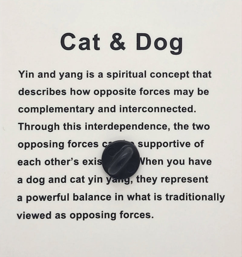 Pin, Yin Yang Cat/Dog