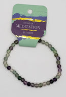 Bracelet, 4mm diameter gemstone bead