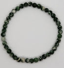 Bracelet, 4mm diameter gemstone bead