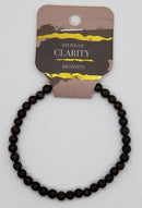 Bracelet, 4mm diameter gemstone bead
