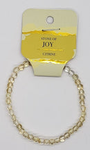Bracelet, 4mm diameter gemstone bead