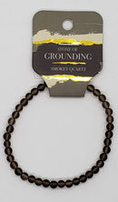 Bracelet, 4mm diameter gemstone bead