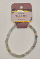 Bracelet, 4mm diameter gemstone bead