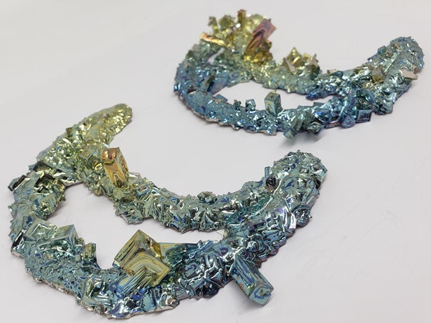 Crescent Moon Formed From Bismuth