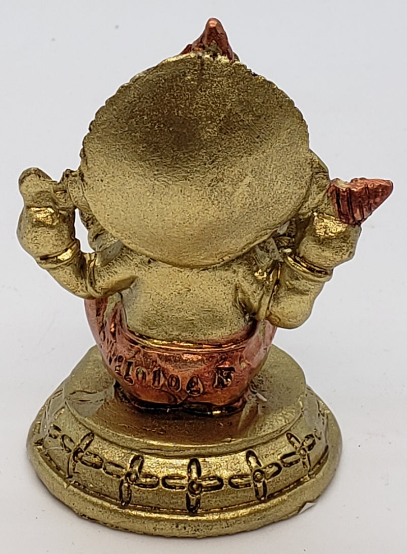 Ganesha, Gold w/ Copper 2.5"