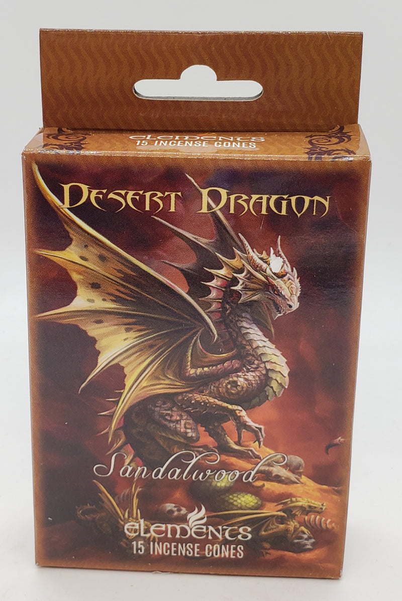 Incense, Desert Dragon Cones - Age of Dragons - Sandalwood