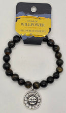 Bracelet, Tigereye/Blue JOY