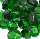 Obsidian/Green - Tumbled