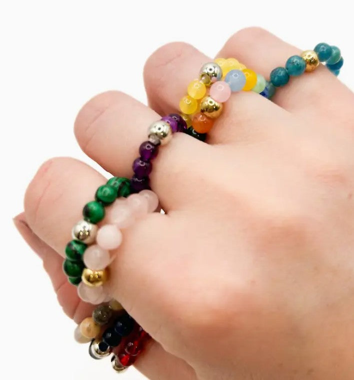Rings, 4mm Bohemian Stretch