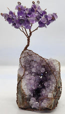 7 in. Gem Tree with Hand Twisted Copper