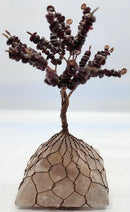 7 in. Gem Tree with Hand Twisted Copper
