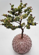 7 in. Gem Tree with Hand Twisted Copper