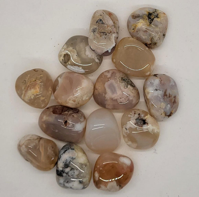 AGATE/FLOWER - Tumbled