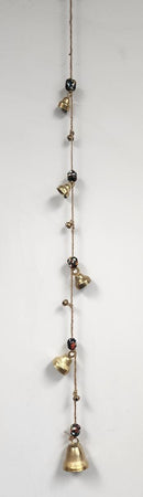 Bells, 10 Iron on 44in. Twine