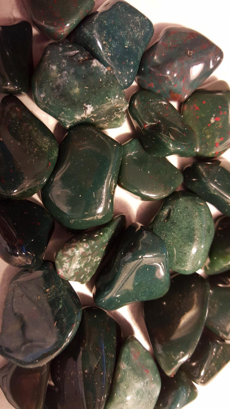 Bloodstone Heliotrope (Tumbled)