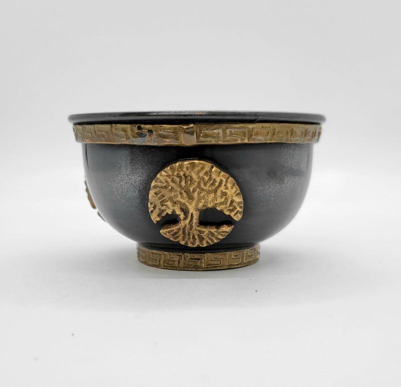 Bowl, Copper Incense/Charcoal  Tree of Life