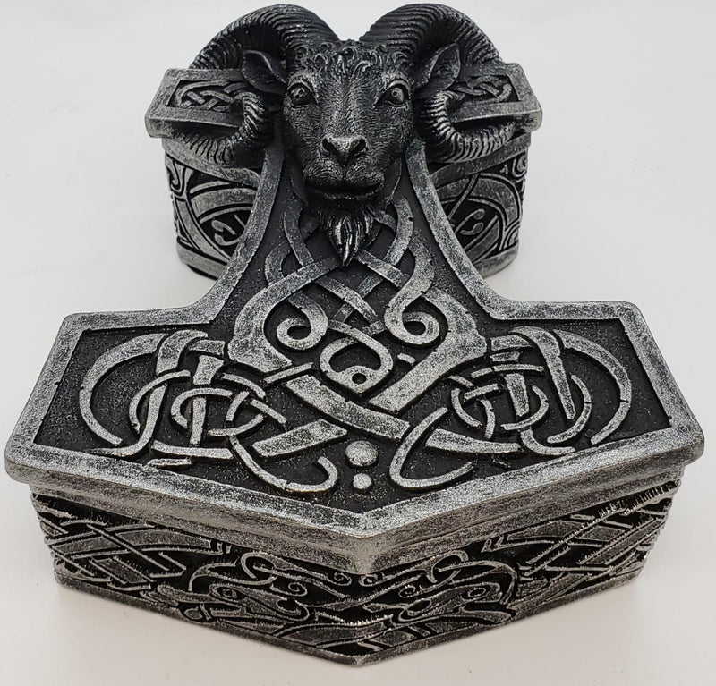 Box, Viking Ram 5.5" Black/Silver