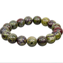 Bracelet, 12mm (assorted) bead