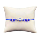 Bracelet, Evil Eye Blue Cord & Beads