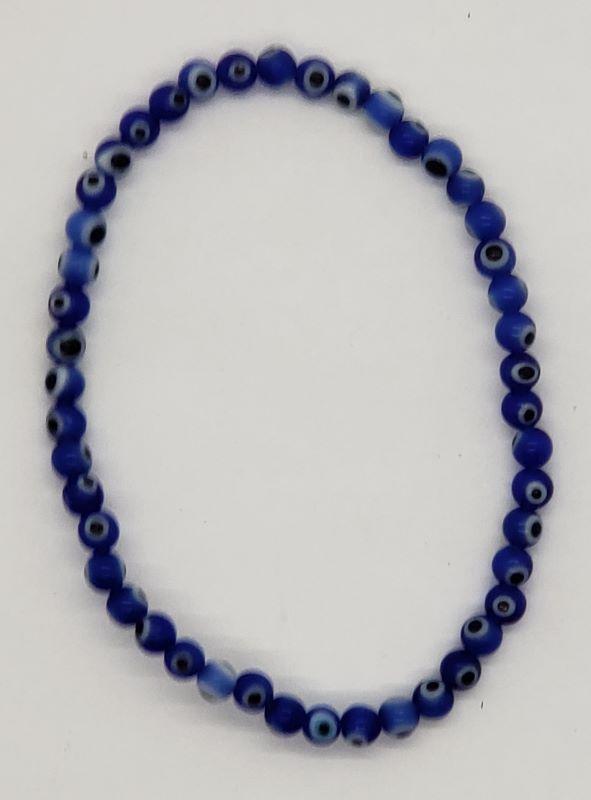 Bracelet, Evil eye 4mm