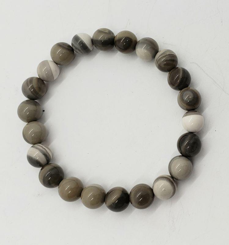 Bracelet, Flint 8mm