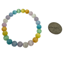 Bracelet, Selenite/Dyed 8mm
