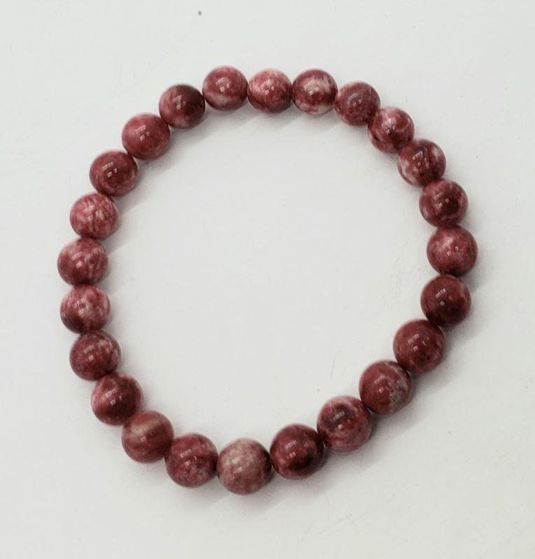 Bracelet, Thulite 8mm