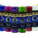 Candle Pillar, w/Celestial Pendant