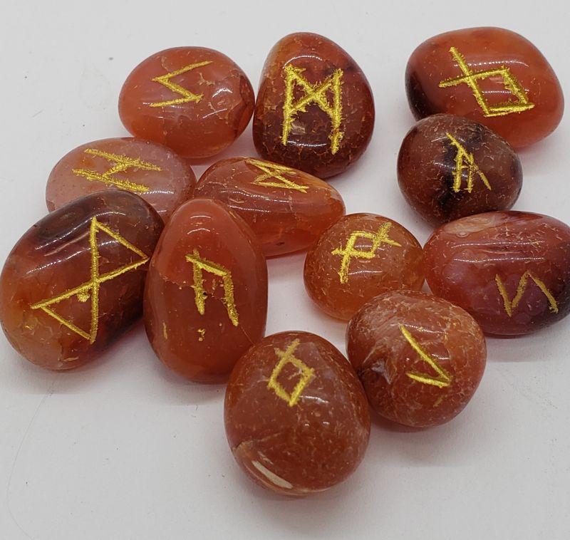 Carnelian Rune Stones Assorted
