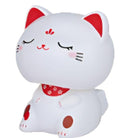 Cat, Lucky Nodding 4" White