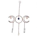 Chime, Moon Phase Copper Wire w/Stones