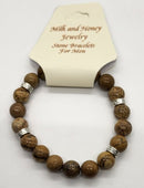 Bracelet, 10MM size in assorted gemstones