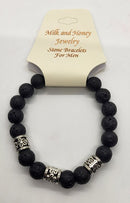 Bracelet, 10MM size in assorted gemstones