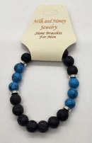 Bracelet, 10MM size in assorted gemstones