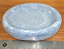 Dish, Blue Calcite, Oval  Approx.6x5in.