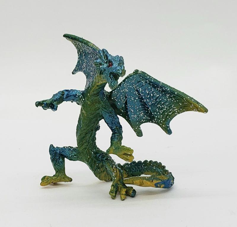 Dragon, Colorful Pewter 2.5in.H.