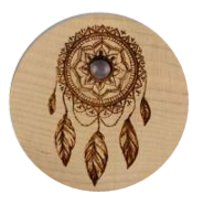 Dreambox, Wood 1.5in. diameter