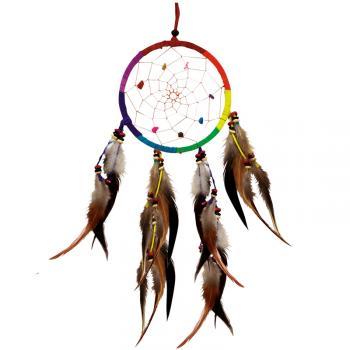 Dreamcatcher, 4.5in. Rainbow