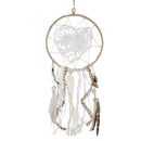Dreamcatcher, Crochet Pure Heart w/feather/beads